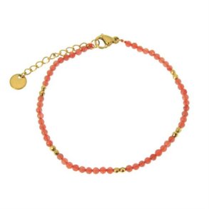 Les Cleias: Armbnd - Horatio - Rhodochrosit